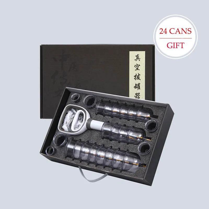 12/24 Can Chinese Medicine Physiotherapy Vacuum Cupping Set for Cellulite Therapy. CHILLSTAR