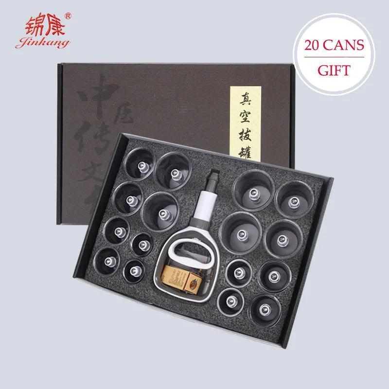 12/24 Can Chinese Medicine Physiotherapy Vacuum Cupping Set for Cellulite Therapy. CHILLSTAR