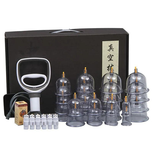 12/24 Can Chinese Medicine Physiotherapy Vacuum Cupping Set for Cellulite Therapy. CHILLSTAR