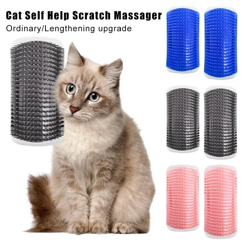 Cat Massage & Grooming Toy: Self-Groomer Comb with Catnip CHILLSTAR