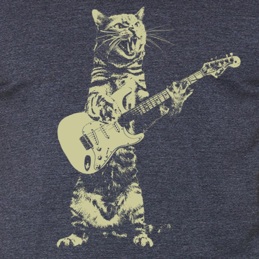 Cat Playing Guitar T-shirt CHILLSTAR