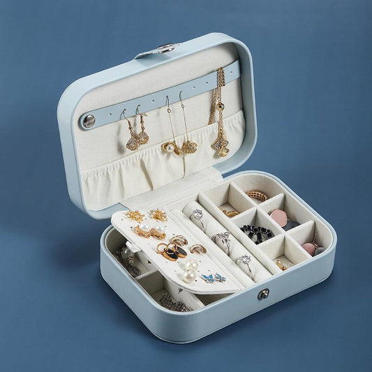 Chic On-the-Go: Portable Multi-layer Storage Box for Jewelry, Necklaces, Earring CHILLSTAR