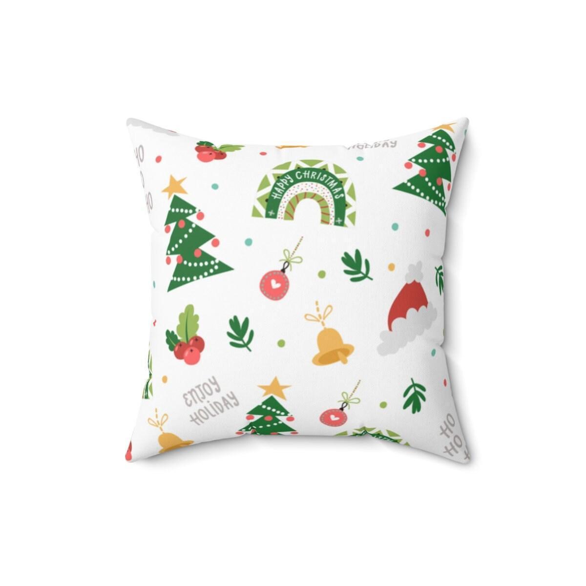 Christmas Square Pillow- Home Decor- Accent Pillow CHILLSTAR