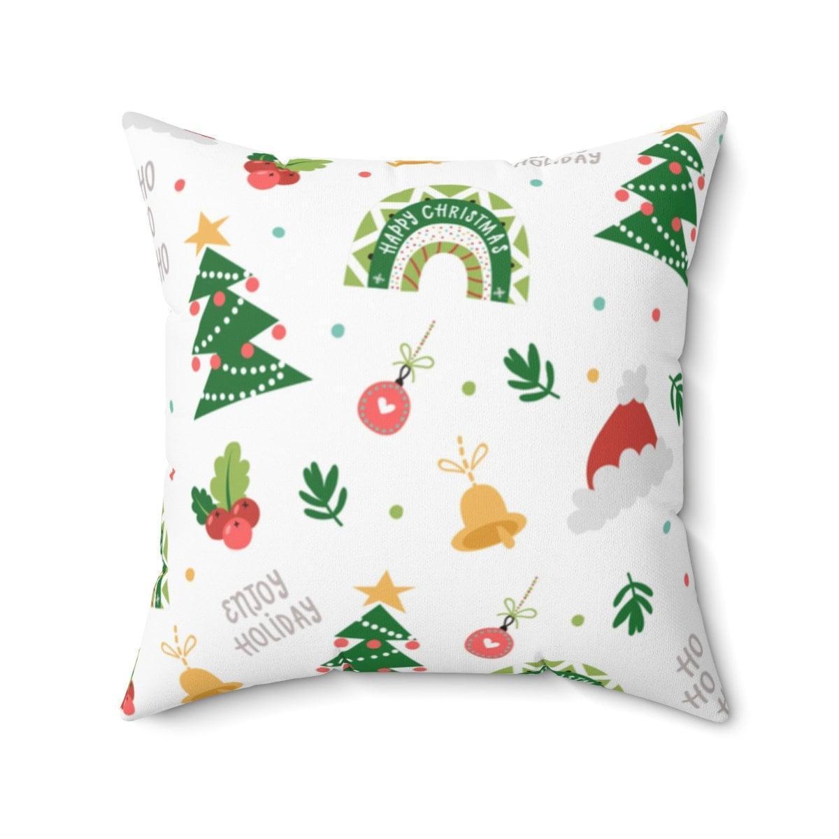 Christmas Square Pillow- Home Decor- Accent Pillow CHILLSTAR