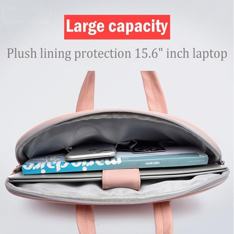 Classique Carry: PU Leather Women's Laptop Bag CHILLSTAR