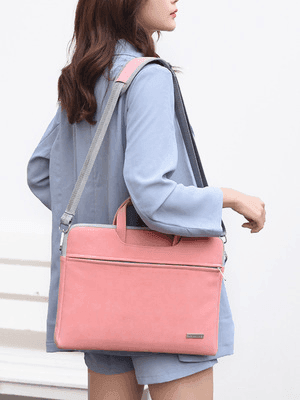 Classique Carry: PU Leather Women's Laptop Bag CHILLSTAR