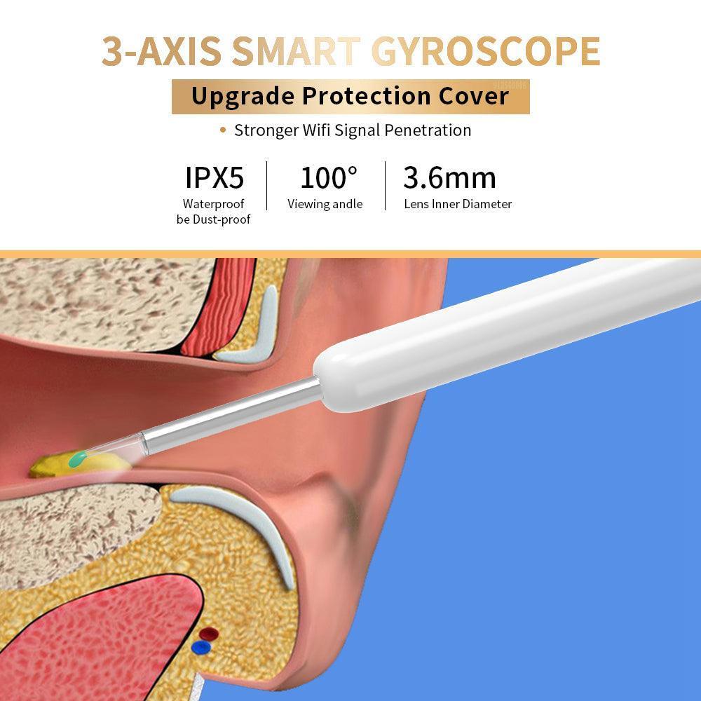 Clear Hear: Wireless Ear Cleaner Otoscope CHILLSTAR