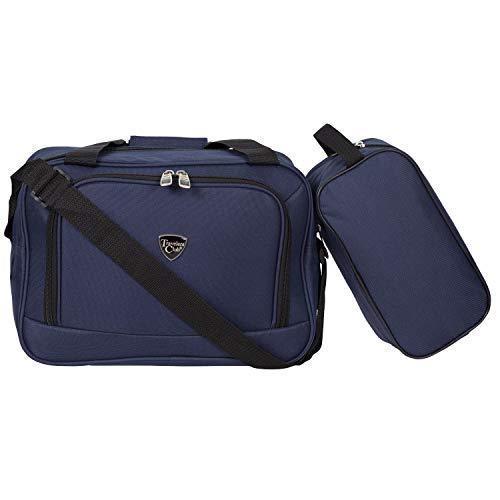 Club Sky+ Luggage Set, Expandable, Navy Blue, 3 Piece Set CHILLSTAR