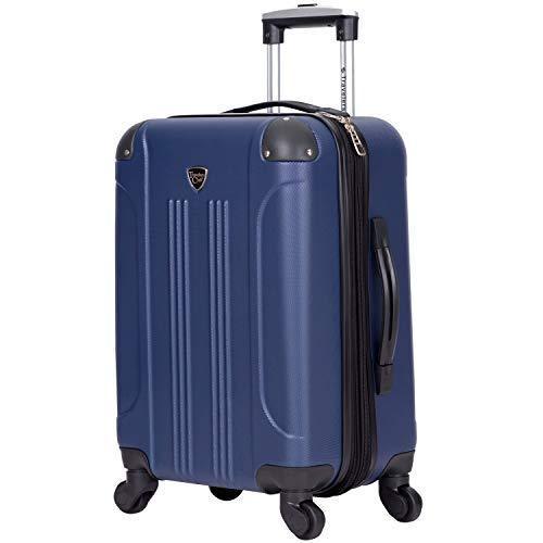 Club Sky+ Luggage Set, Expandable, Navy Blue, 3 Piece Set CHILLSTAR