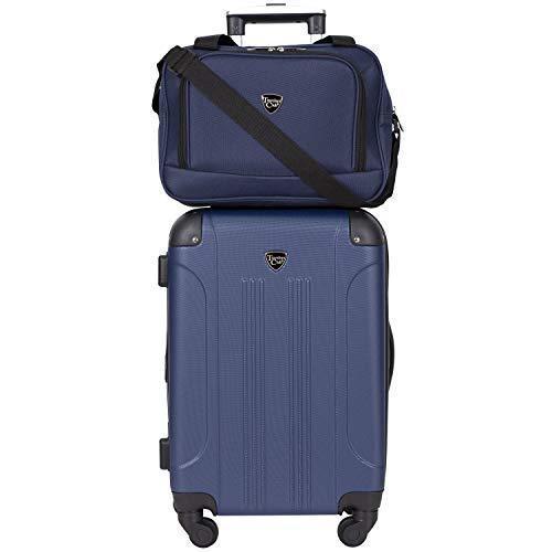 Club Sky+ Luggage Set, Expandable, Navy Blue, 3 Piece Set CHILLSTAR