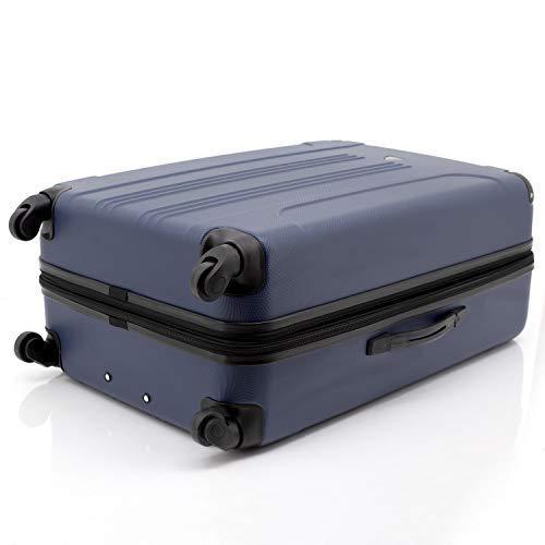 Club Sky+ Luggage Set, Expandable, Navy Blue, 3 Piece Set CHILLSTAR