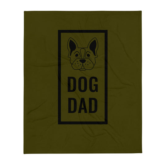 Dog Dad Throw Blanket CHILLSTAR