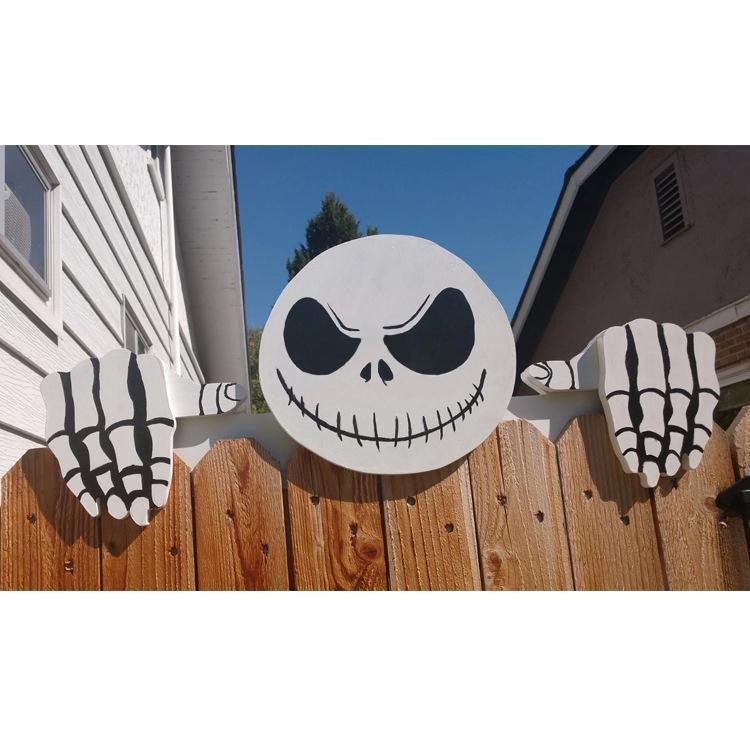 Elevate Your Outdoors: Christmas Themed Fence Garden Top Decoration CHILLSTAR