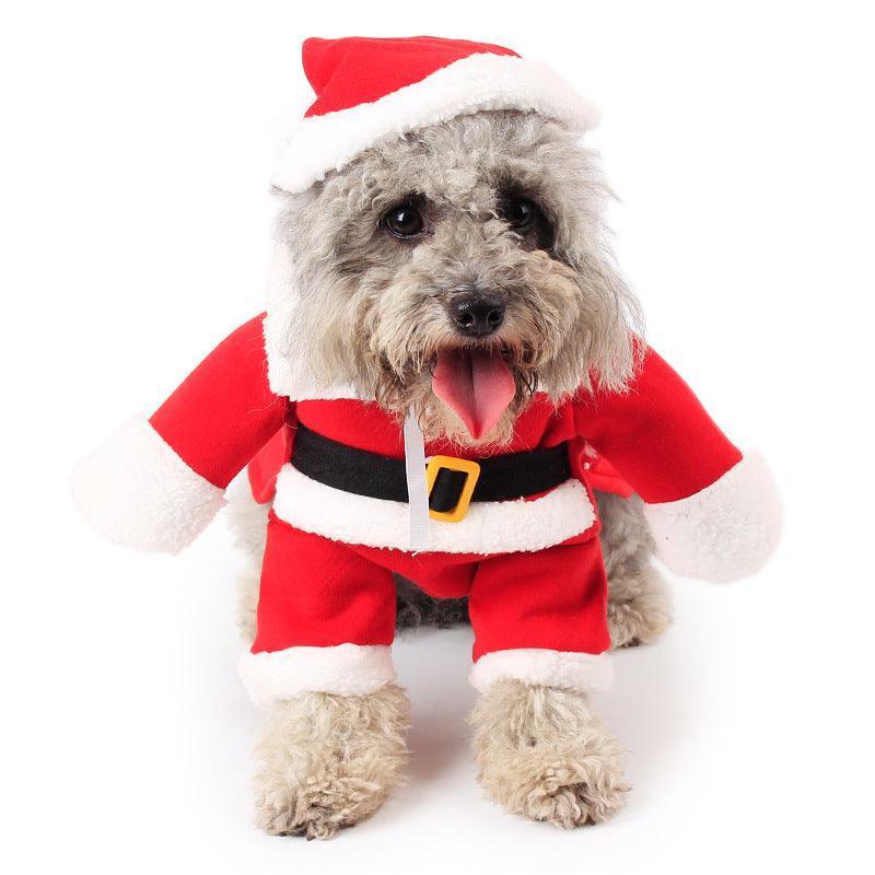 Festive Paws: Pet Christmas Standing Costume Delight CHILLSTAR