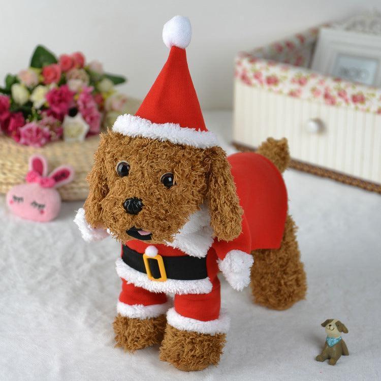 Festive Paws: Pet Christmas Standing Costume Delight CHILLSTAR