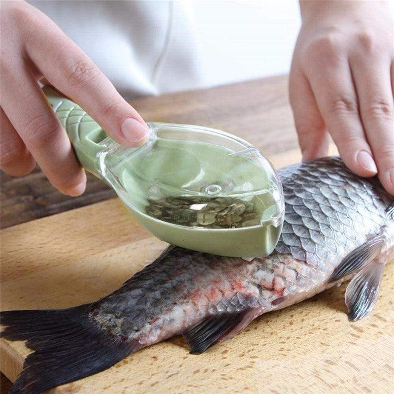 FinEssentials: Quick Disassembly Fish Scale Brush - Effortless Cleaning and Peeling with Our Handy Fish Skin Scraper CHILLSTAR