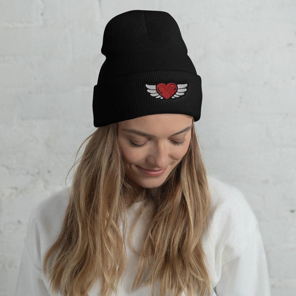 Flying Heart Cuffed Beanie CHILLSTAR