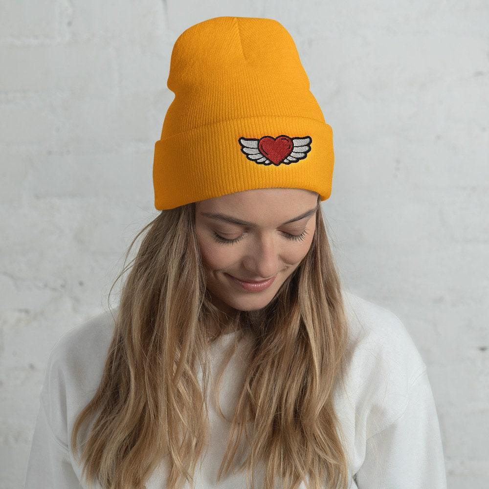 Flying Heart Cuffed Beanie CHILLSTAR