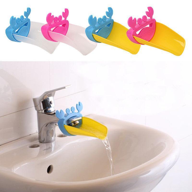 Friendly Faucet Fun: Frog and Crab Shaped Extenders for Kids' Water-Saving Adventures CHILLSTAR