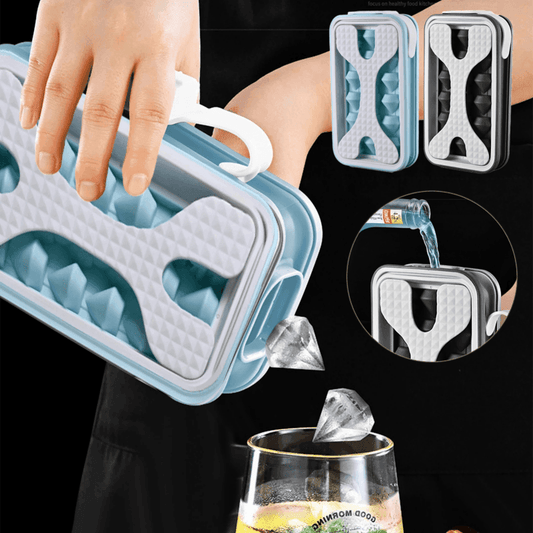 FrostFusion: 2-in-1 Portable Silicone Ice Ball Mold – Transform Your Water Bottle into a Creative Ice Ball Diamond Curling Experience for Summer Kitchen Fun CHILLSTAR