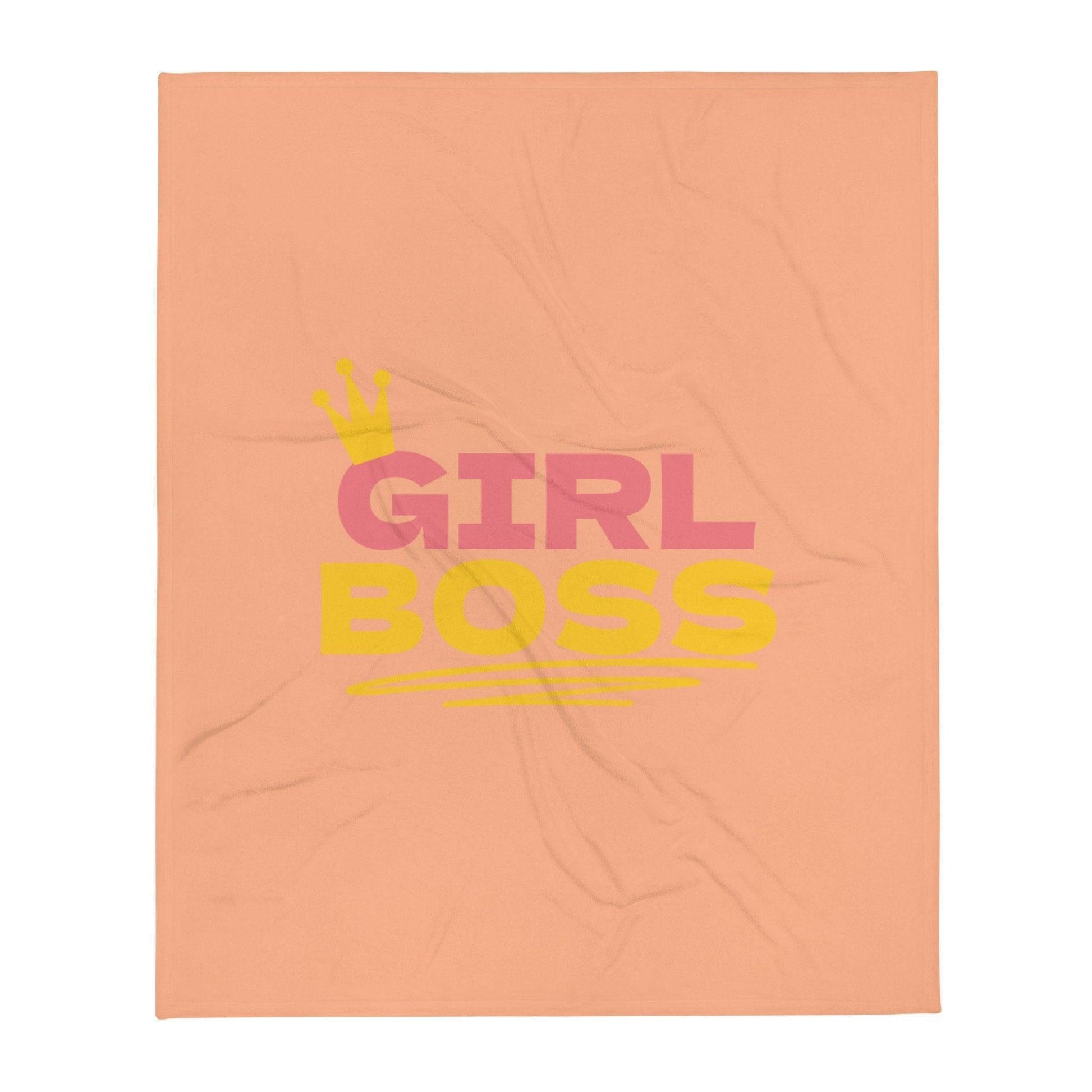 Girl Boss Throw Blanket-50x60 CHILLSTAR