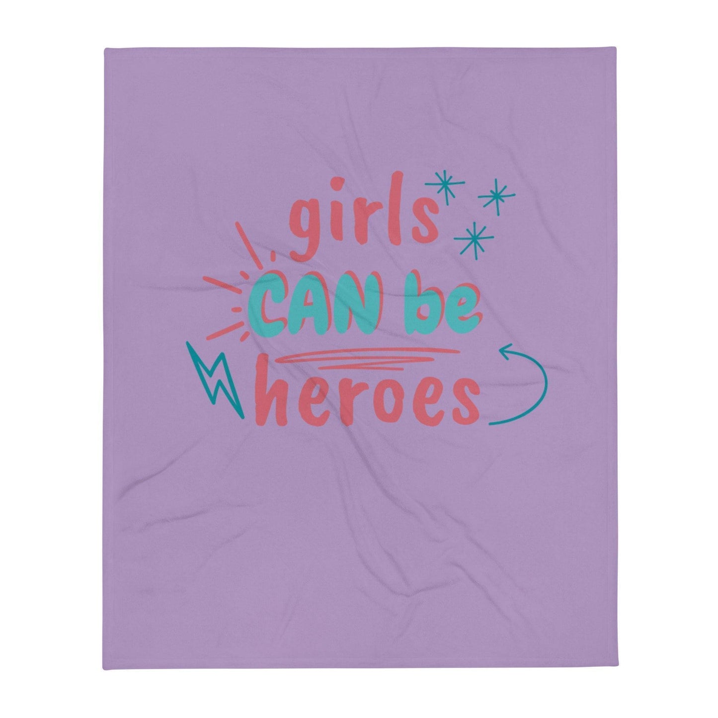 Girls Can Be Heroes Throw Blanket- 50x60 CHILLSTAR