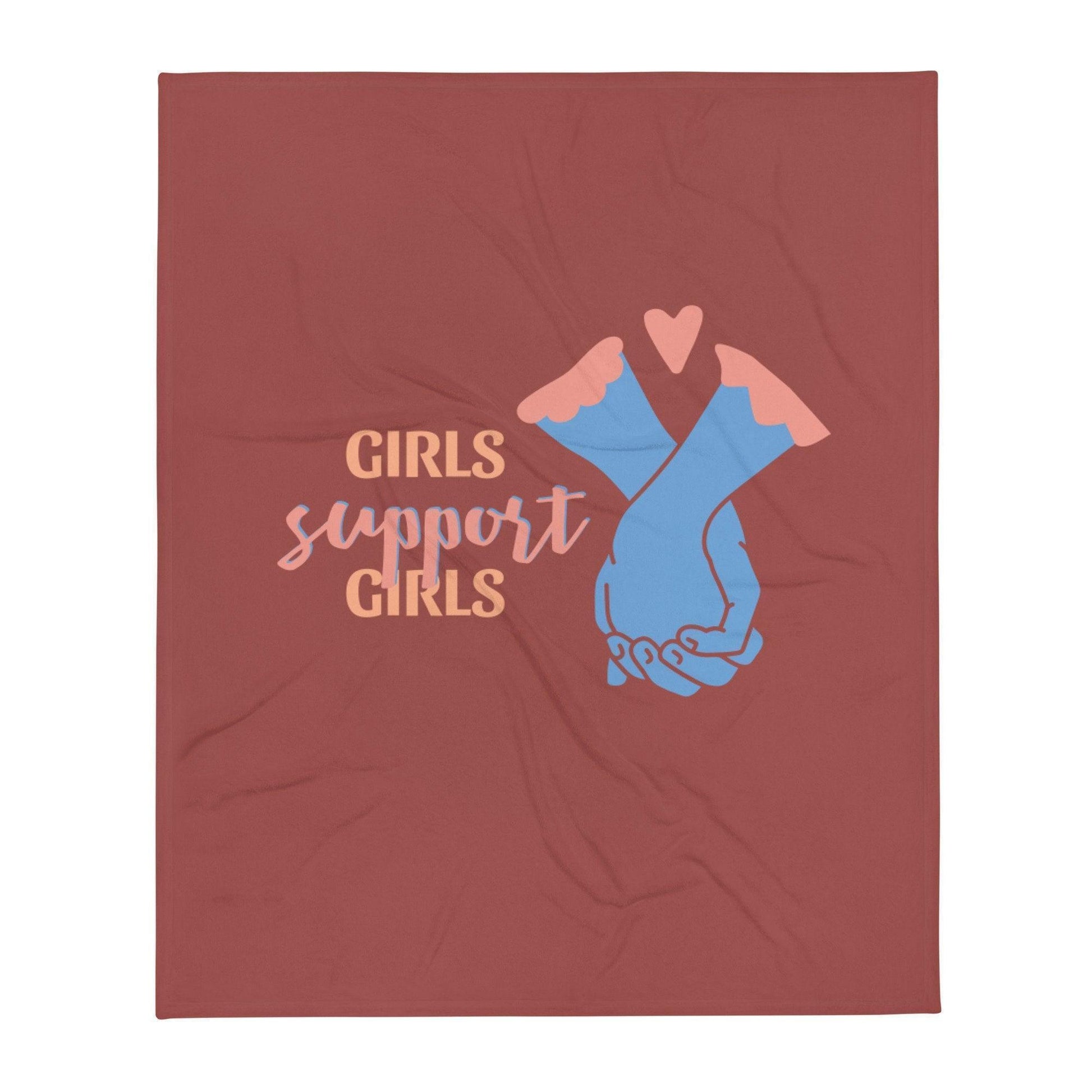 Girls Support Girls Throw Blanket-50x60 CHILLSTAR