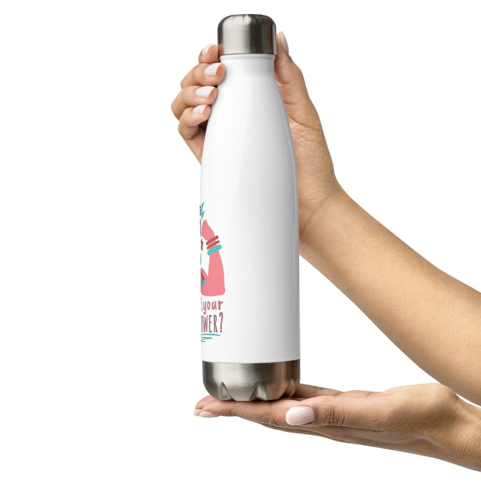 I'm a Woman What's Your Super Power Stainless Steel Water Bottle CHILLSTAR