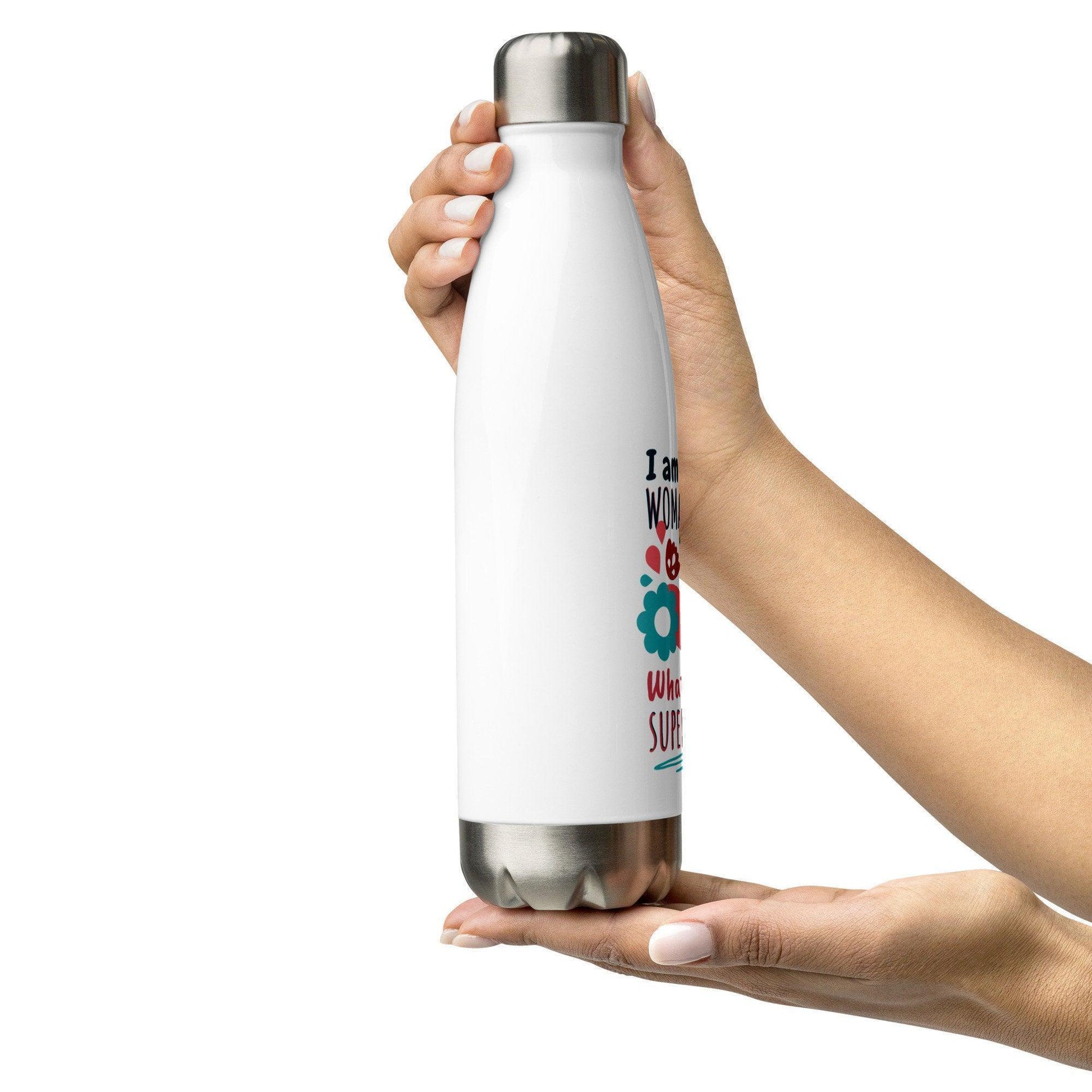 I'm a Woman What's Your Super Power Stainless Steel Water Bottle CHILLSTAR