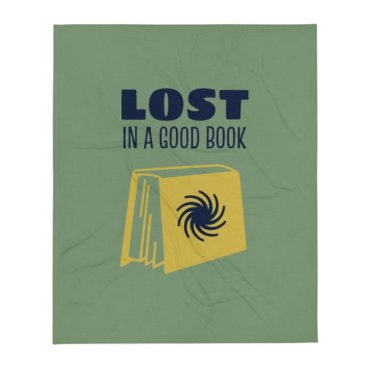 Lost in a Good Book Throw Blanket-50x60 CHILLSTAR