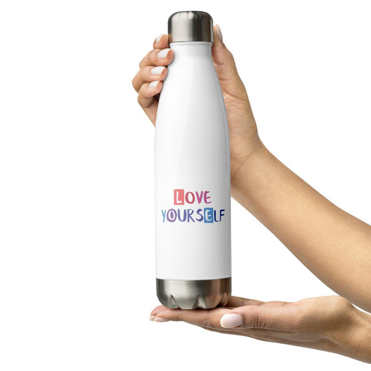 Love Yourself Stainless Steel Water Bottle CHILLSTAR