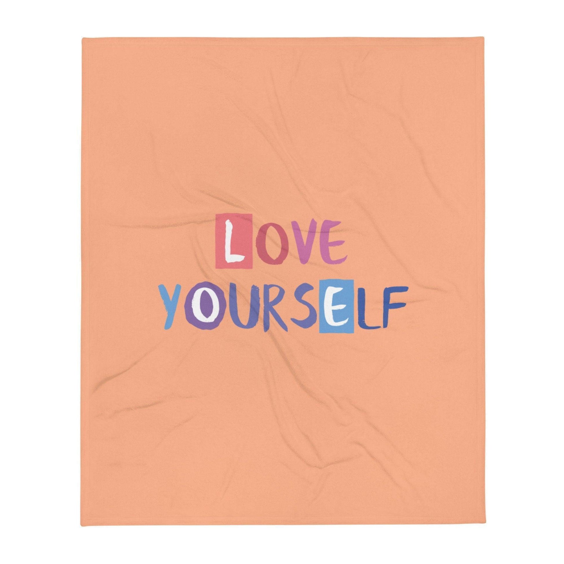 Love Yourself Throw Blanket-50x60 CHILLSTAR