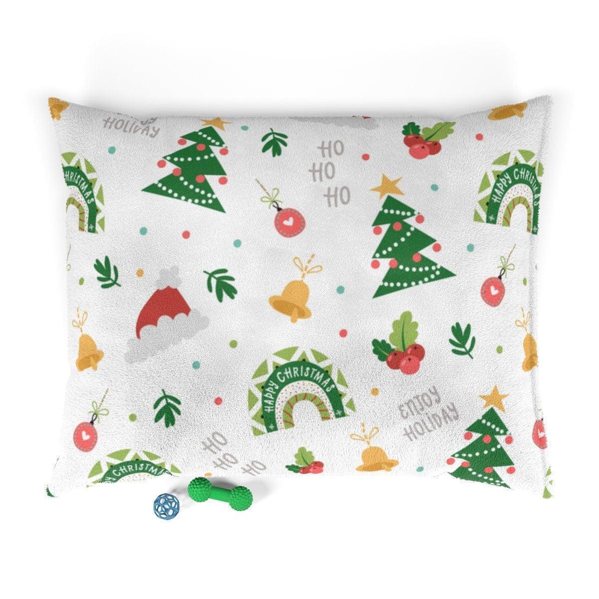 Merry Christmas Pet Bed-Holiday Pet Bed-Christmas Tree Pet Pillow CHILLSTAR