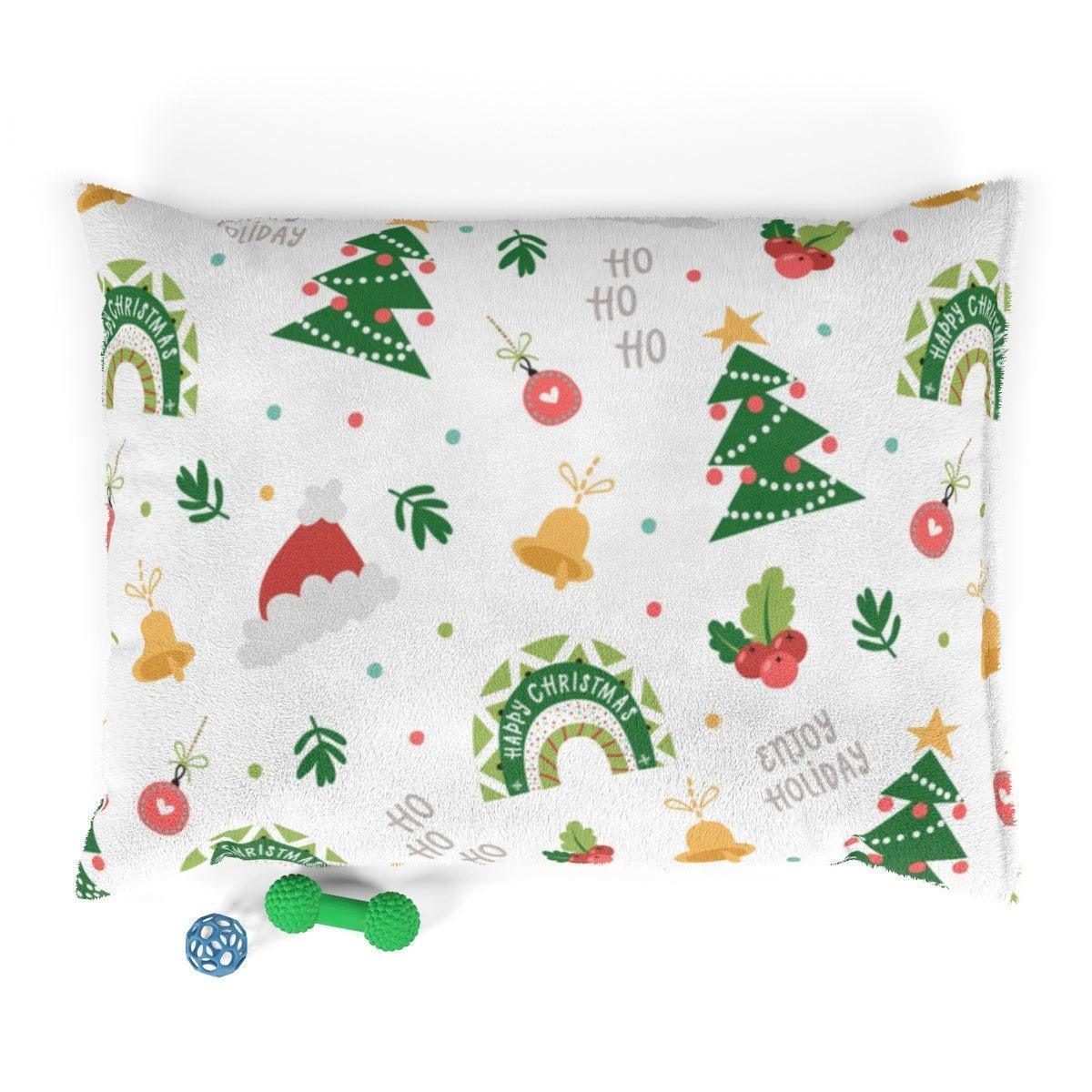 Merry Christmas Pet Bed-Holiday Pet Bed-Christmas Tree Pet Pillow CHILLSTAR