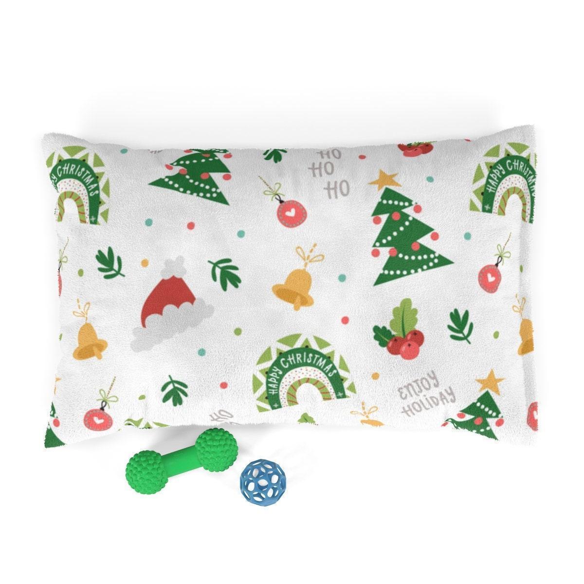 Merry Christmas Pet Bed-Holiday Pet Bed-Christmas Tree Pet Pillow CHILLSTAR