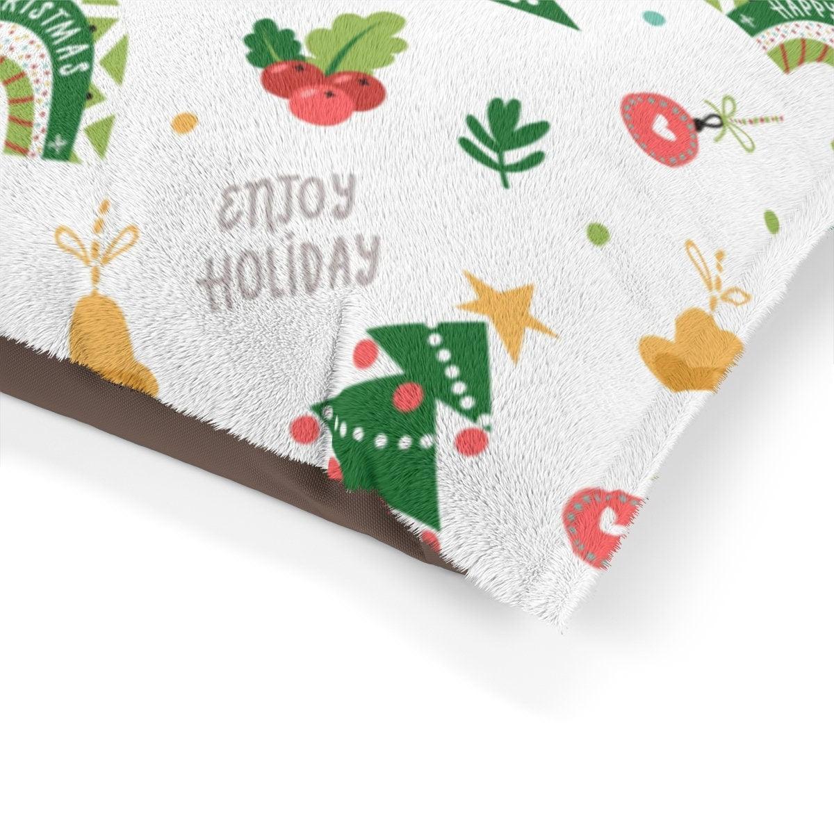 Merry Christmas Pet Bed-Holiday Pet Bed-Christmas Tree Pet Pillow CHILLSTAR