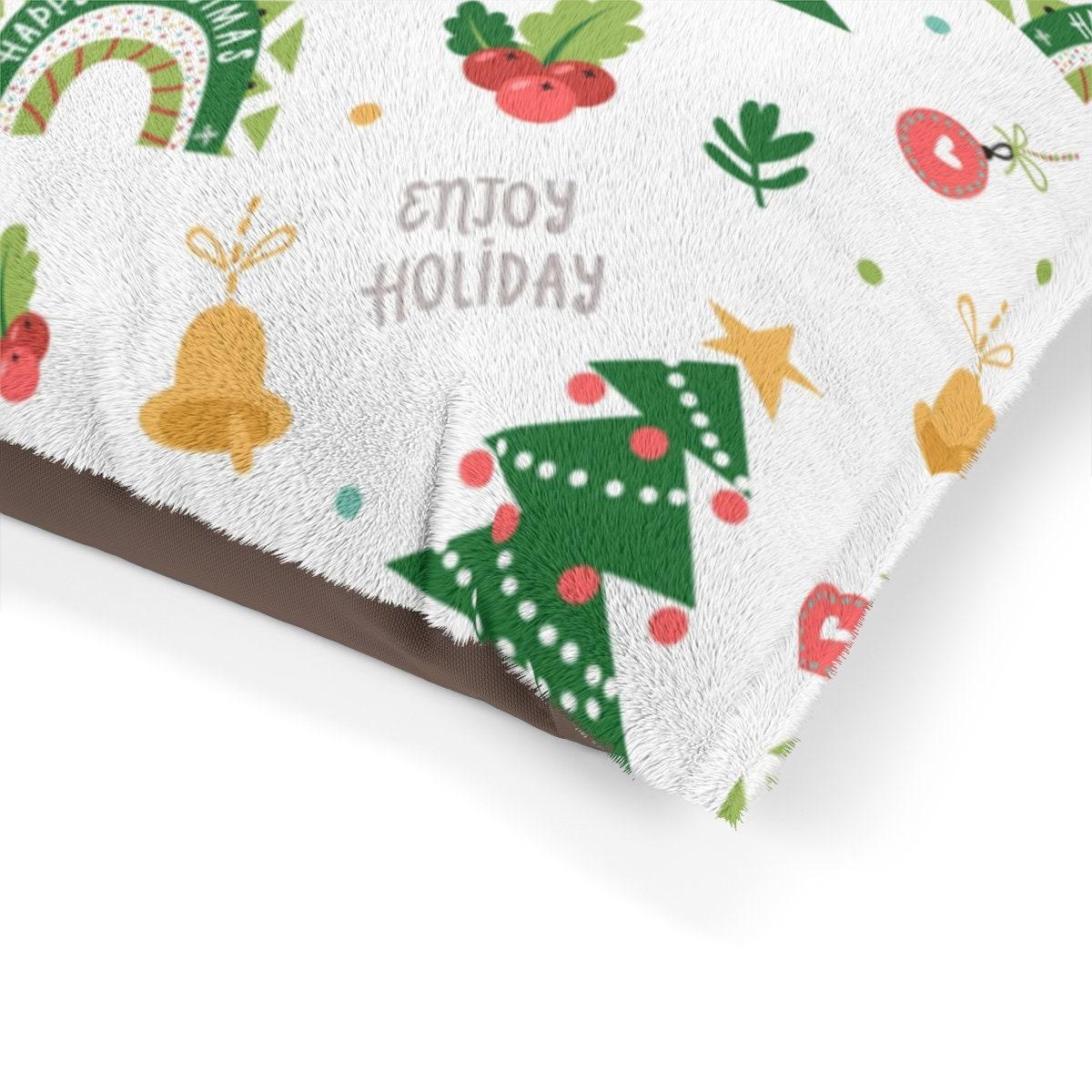 Merry Christmas Pet Bed-Holiday Pet Bed-Christmas Tree Pet Pillow CHILLSTAR