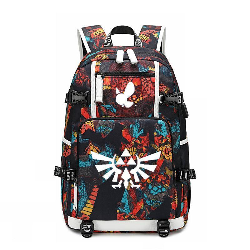 MysticGlow: Zelda Legend Print Bag – Illuminate Your Adventures with a Glow-in-the-Dark Design CHILLSTAR