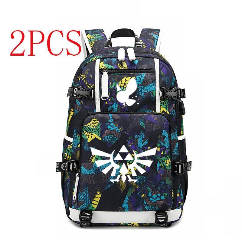 MysticGlow: Zelda Legend Print Bag – Illuminate Your Adventures with a Glow-in-the-Dark Design CHILLSTAR