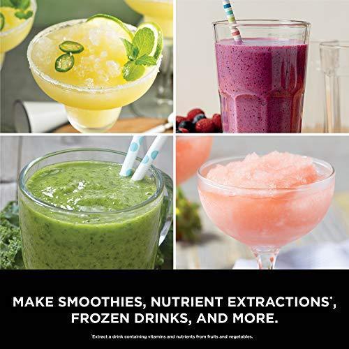 Ninja BL660 Professional Compact Smoothie & Food Processing Blender, 1100-Watts, 3 Functions -for Frozen Drinks, Smoothies, Sauces, & More, 72-oz.* Pitcher, (2) 16-oz. To-Go Cups & Spout Lids, Gray CHILLSTAR