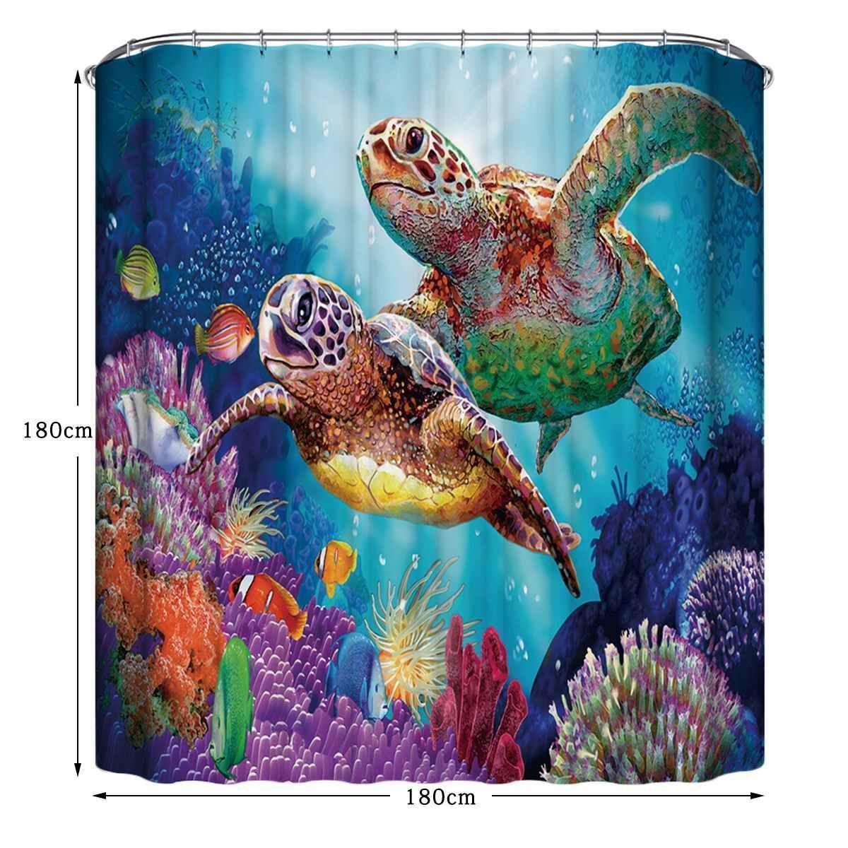 Oceanic Elegance: Sea Turtle-Inspired Bathroom Set CHILLSTAR