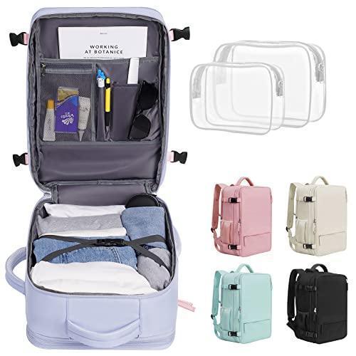 Purple Hues: Airline Approved 17.3 Inch Laptop Backpack for Women CHILLSTAR