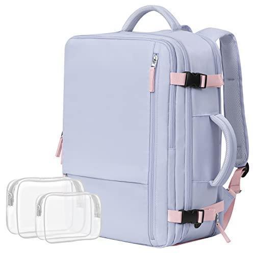 Purple Hues: Airline Approved 17.3 Inch Laptop Backpack for Women CHILLSTAR