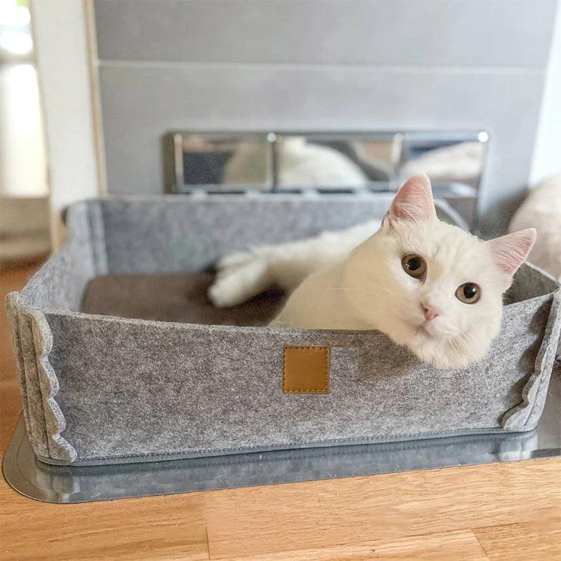 PurrPalace: 2-in-1 Cat Scratcher Bed – A Cozy Retreat and Scratching Haven for Your Feline Friend CHILLSTAR