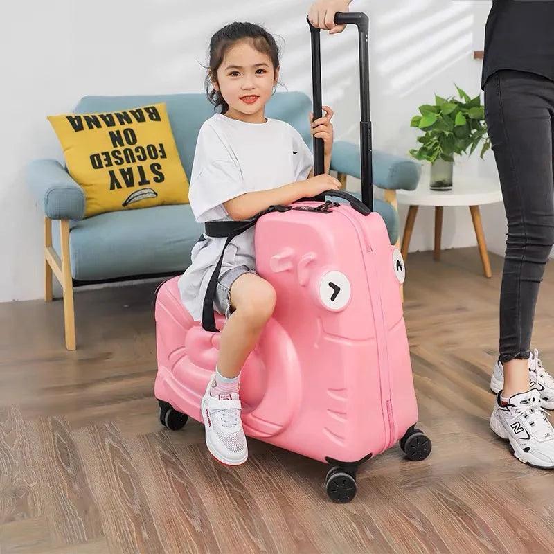 Roll in Style: Children's Trolley Luggage with Spinner Wheels and Cute Carry On CHILLSTAR