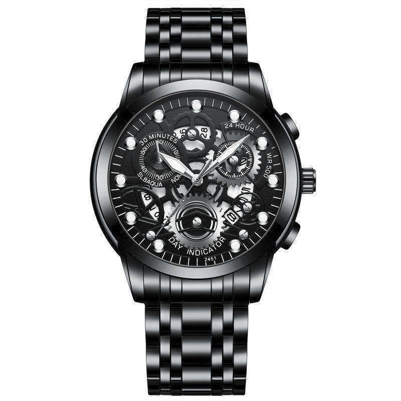 Sleek Sophistication: Men's Hollow Non-Mechanical Business Watch CHILLSTAR