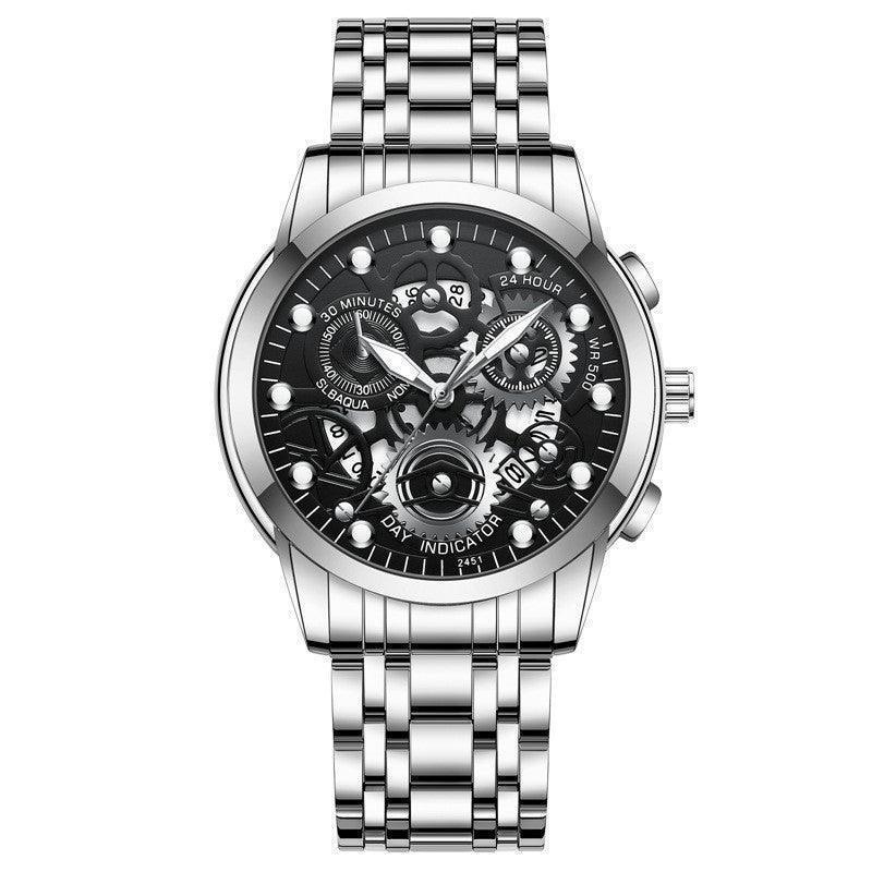 Sleek Sophistication: Men's Hollow Non-Mechanical Business Watch CHILLSTAR