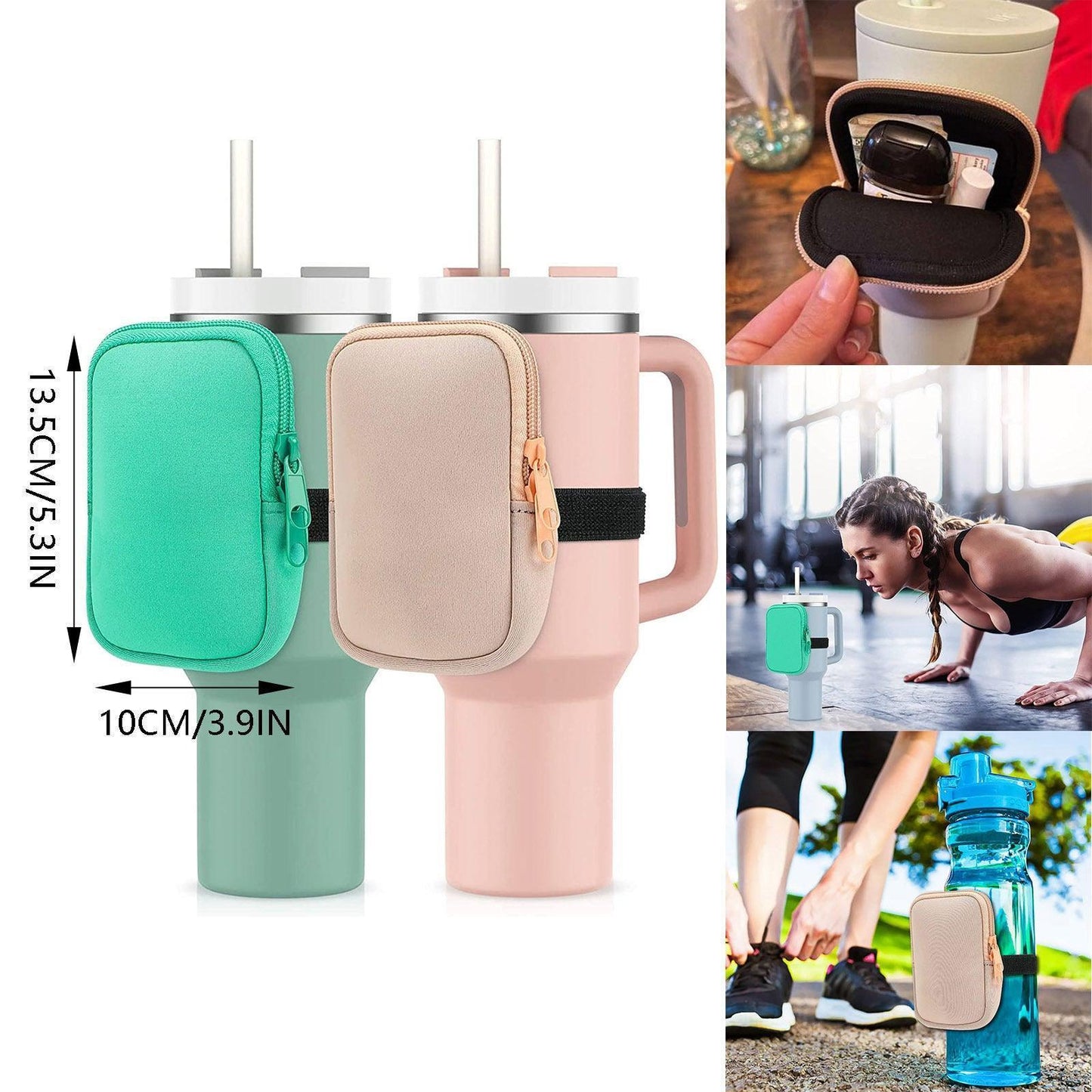 Stylish On-the-Go Companion for Cup: Neoprene Bottle Pouch CHILLSTAR