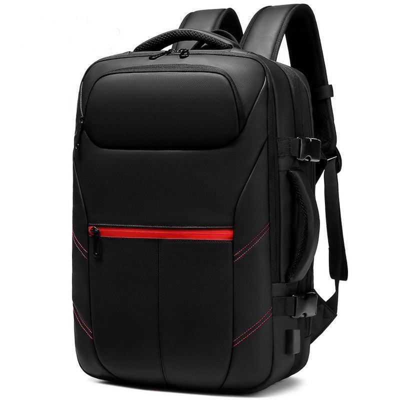 UrbanPro Carry: PVC Fabric Business Backpack for 15.6-inch Laptop and 9.7-inch Tablet – Sleek Black Design for Office Travel CHILLSTAR