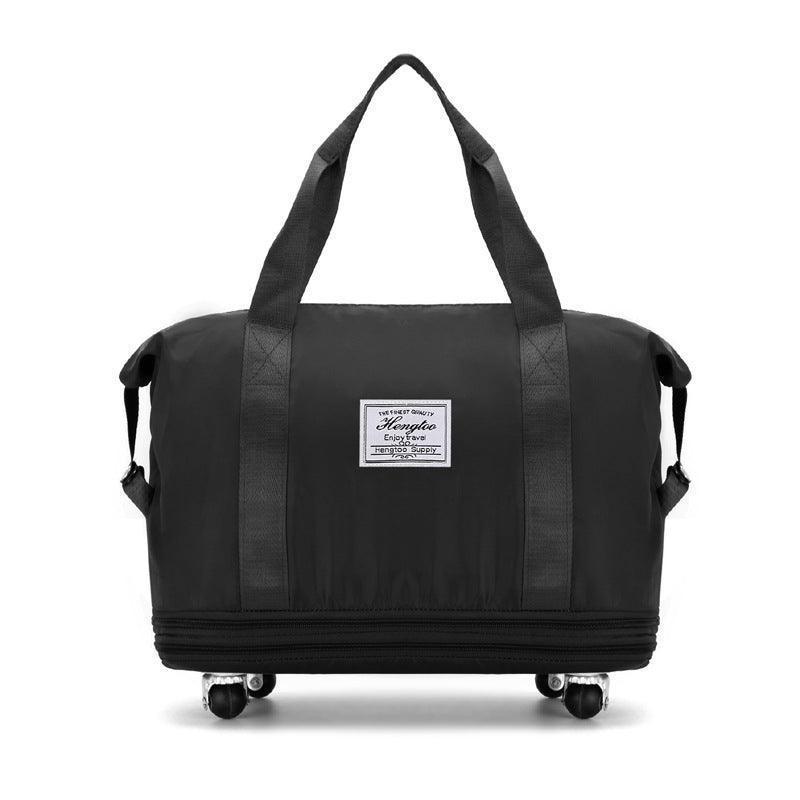 VersaVoyage: New Universal Wheel Travel Bag with Double-layer Dry and Wet Separation – Perfect for Fitness, Yoga, and Spacious Handbag for Women on the Move CHILLSTAR